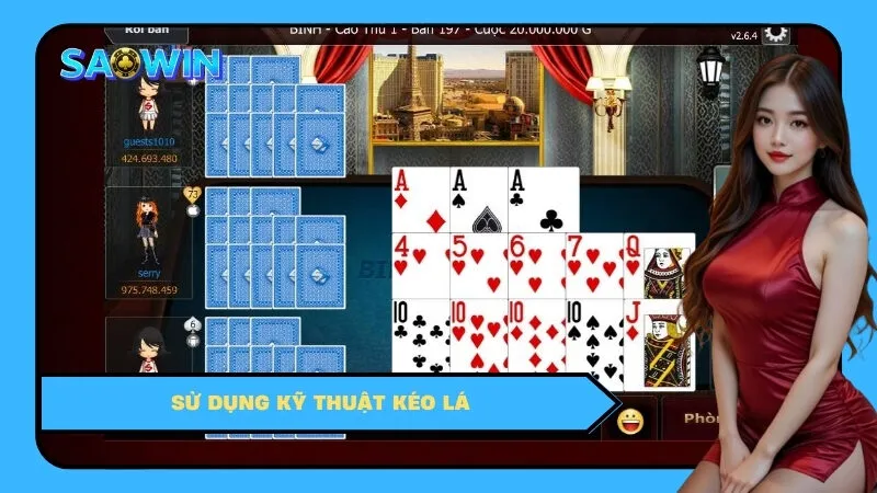 Sử dụng kỹ thuật kéo lá